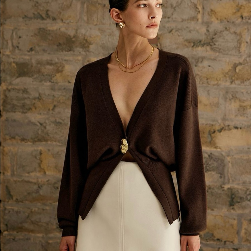 Commense Brown Women's Sweater